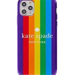 Kate Spade New York iPhone 11 Pro Max Case Rainbow Logo Pride NIB
